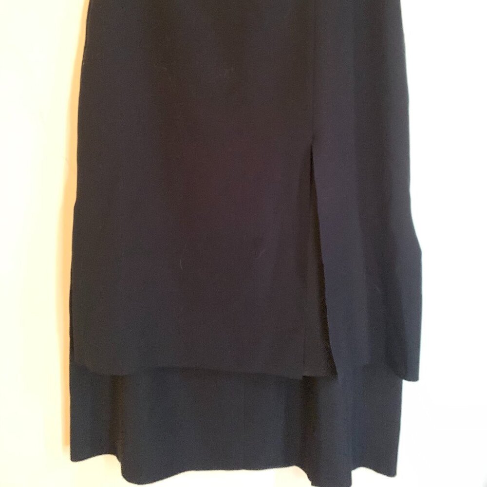 COS high-low black skirt - Size 8